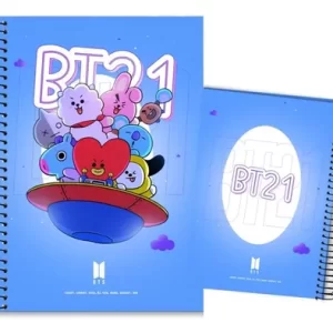Caderno Bt21 Space Escolar Kpop
