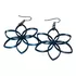 Brinco Flor De Lótus 3d 3cm Bijuteria Elegante Moderno